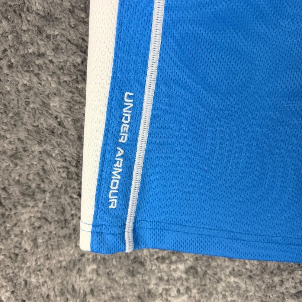 Under‎ Armour Men's XL Blue Mesh Athletic Basketball Shorts Loose Fit Summer